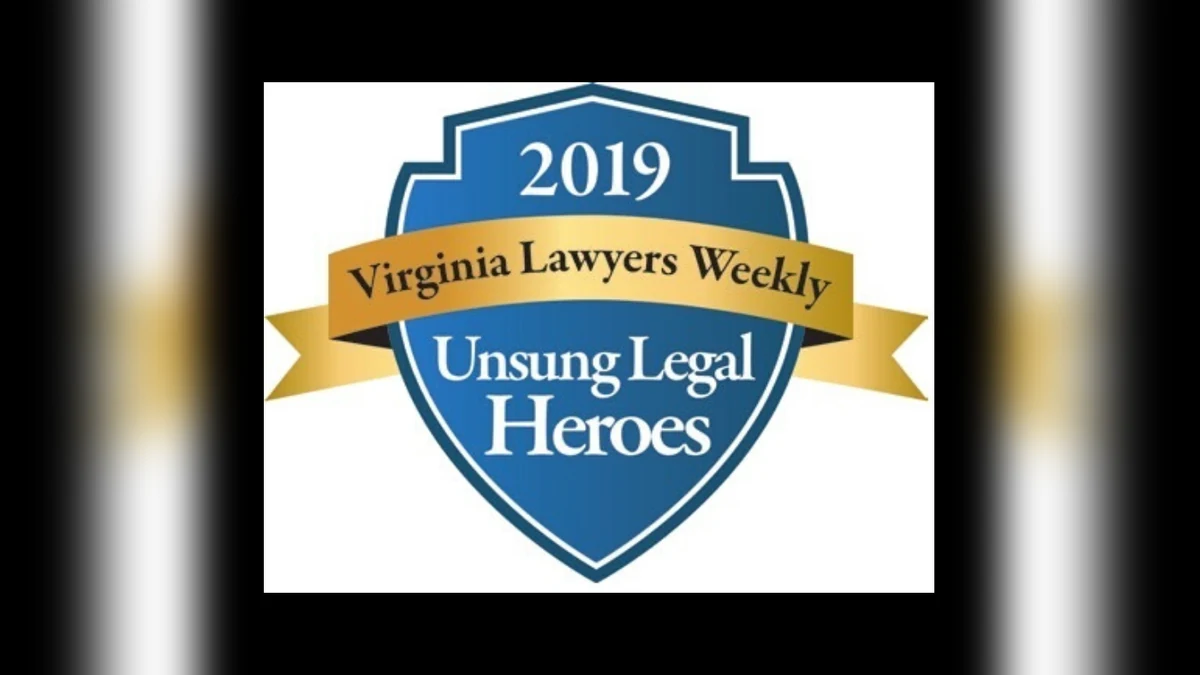 Congratulations to Verena Weinstein, who was named one of Virginia Lawyers Weekly’s Unsung Heroes for 2019!